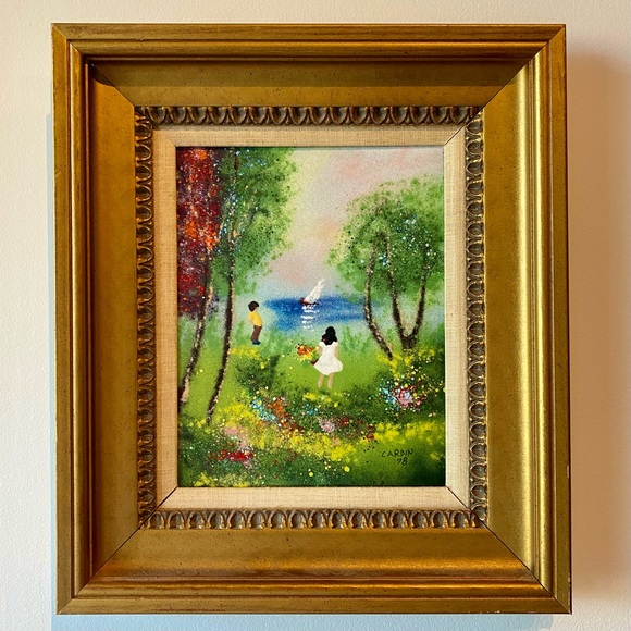 Louis Cardin - original enamel artwork, limited edition; $125 ea or two for $200 - Picture 2 of 6